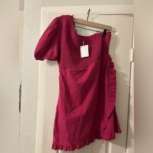 Elegant Pink Women's Dress